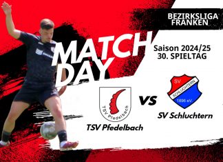 1. Mannschaft – Bezirksliga Vorbericht 30. Spieltag: TSV Pfedelbach – SV Schluchtern