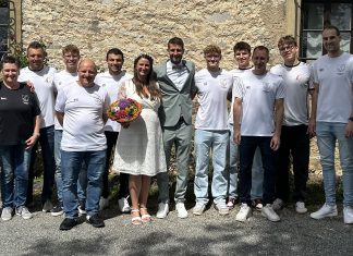 Wir gratulieren unserem Trainer Nicolas Baur und seiner Frau Leonie zur Hochzeit