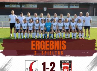 Frauen – Regionenliga 2. Spieltag: TSV Pfedelbach – SpVgg Gammesfeld 1:2 (0:1)