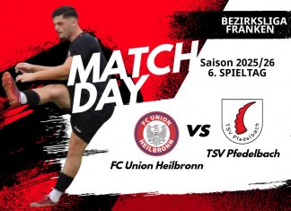 1. Mannschaft – Bezirksliga Franken Vorbericht 6. Spieltag: FC Union Heilbronn – TSV Pfedelbach