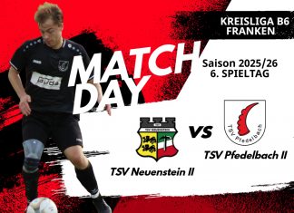 2. Mannschaft – Kreisliga B6 Vorbericht 6. Spieltag: TSV Neuenstein II – TSV Pfedelbach II