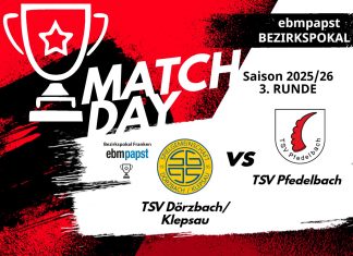 1. Mannschaft – Vorbericht 3. Runde ebm-papst-Bezirkspokal Franken: TSV Dörzbach/Klepsau – TSV Pfedelbach