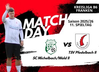 2. Mannschaft – Kreisliga B6 Vorbericht 11. Spieltag: SC Michelbach/Wald II – TSV Pfedelbach II