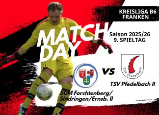 2. Mannschaft – Kreisliga B6 Vorbericht 9. Spieltag: SGM Forchtenberg/SGSE II – TSV Pfedelbach II