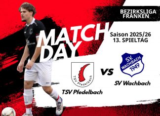 1. Mannschaft – Bezirksliga Vorbericht 13. Spieltag: TSV Pfedelbach – SV Wachbach