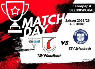 Auslosung 4. Runde ebm-papst-Bezirkspokal Franken: 1. Mannschaft zu Hause gegen Erlenbach