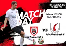 2. Mannschaft – Kreisliga B6 Vorbericht 12. Spieltag: TSV Kupferzell II – TSV Pfedelbach II