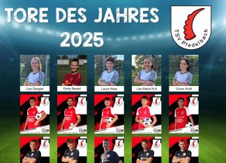 Pfedelbacher Tore des Jahres 2025