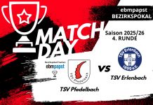 1. Mannschaft – Vorbericht 4. Runde ebm-papst-Bezirkspokal Franken: TSV Pfedelbach – TSV Erlenbach