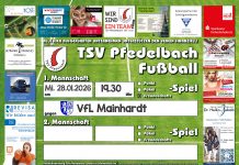 1. Mannschaft bereits am Mittwoch mit 2. Testspiel gegen Mainhardt – Blitzmeldung: Es wird gespielt!