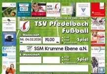 1. Mannschaft bereits am Mittwoch mit weiterem Testspiel gegen den Landesligisten SGM Krumme Ebene am Neckar