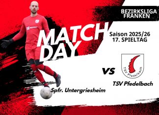 1. Mannschaft – Bezirksliga Franken Vorbericht 17. Spieltag: Spfr. Untergriesheim – TSV Pfedelbach