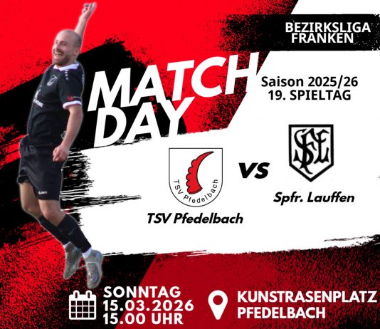1. Mannschaft – Bezirksliga Vorbericht 19. Spieltag: TSV Pfedelbach – Spfr. Lauffen