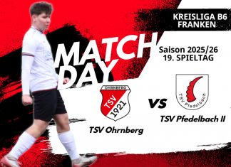 2. Mannschaft – Kreisliga B6 Vorbericht 19. Spieltag: TSV Ohrnberg – TSV Pfedelbach II