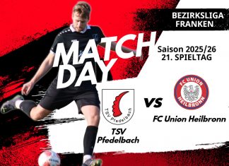 1. Mannschaft – Bezirksliga Vorbericht 21. Spieltag: TSV Pfedelbach – FC Union Heilbronn