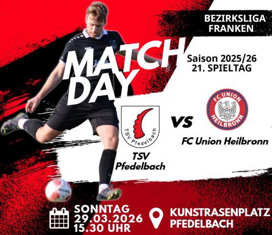 1. Mannschaft – Bezirksliga Vorbericht 21. Spieltag: TSV Pfedelbach – FC Union Heilbronn