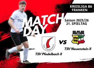 2. Mannschaft – Kreisliga B6 Vorbericht 21. Spieltag: TSV Pfedelbach II – TSV Neuenstein II