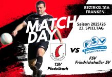 1. Mannschaft – Bezirksliga Vorbericht 23. Spieltag: TSV Pfedelbach – FSV Friedrichshaller SV