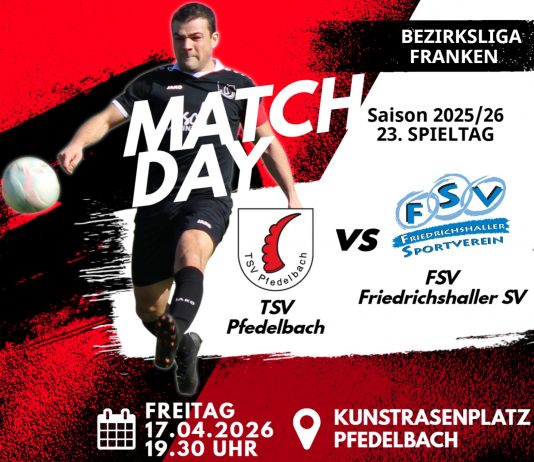 1. Mannschaft – Bezirksliga Vorbericht 23. Spieltag: TSV Pfedelbach – FSV Friedrichshaller SV