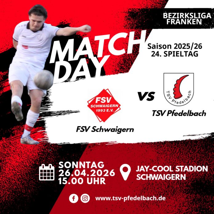 1. Mannschaft – Bezirksliga Franken Vorbericht 24. Spieltag: FSV Schwaigern – TSV Pfedelbach