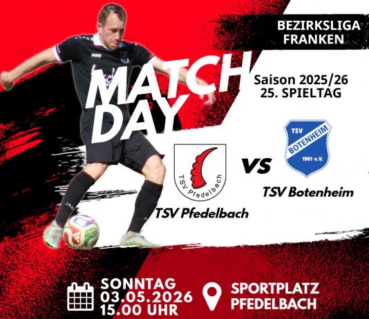 1. Mannschaft – Bezirksliga Vorbericht 25. Spieltag: TSV Pfedelbach – TSV Botenheim