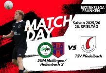 1. Mannschaft – Bezirksliga Franken Vorbericht 26. Spieltag: SGM Mulfingen/Hollenbach 2 – TSV Pfedelbach