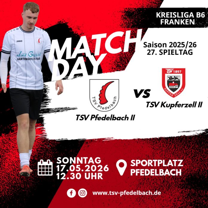 2. Mannschaft – Kreisliga B6 Vorbericht 27. Spieltag: TSV Pfedelbach II – TSV Kupferzell II
