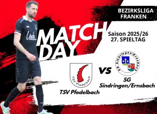 1. Mannschaft – Bezirksliga Vorbericht 27. Spieltag: TSV Pfedelbach – SG Sindringen/Ernsbach
