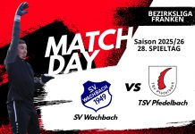 1. Mannschaft – Bezirksliga Franken Vorbericht 28. Spieltag: SV Wachbach – TSV Pfedelbach
