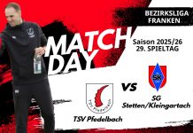 1. Mannschaft – Bezirksliga Vorbericht 29. Spieltag: TSV Pfedelbach – SG Stetten/Kleingartach