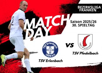 1. Mannschaft – Bezirksliga Franken Vorbericht 30. Spieltag: TSV Erlenbach – TSV Pfedelbach