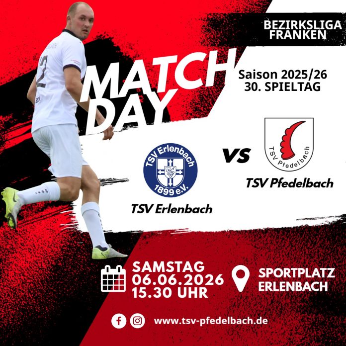1. Mannschaft – Bezirksliga Franken Vorbericht 30. Spieltag: TSV Erlenbach – TSV Pfedelbach