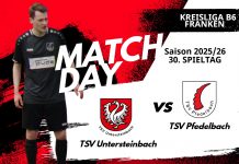 2. Mannschaft – Kreisliga B6 Vorbericht 30. Spieltag: TSV Untersteinbach – TSV Pfedelbach II