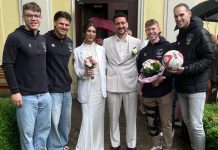 Wir gratulieren unserem Spieler Bugra Ünlü zur Hochzeit