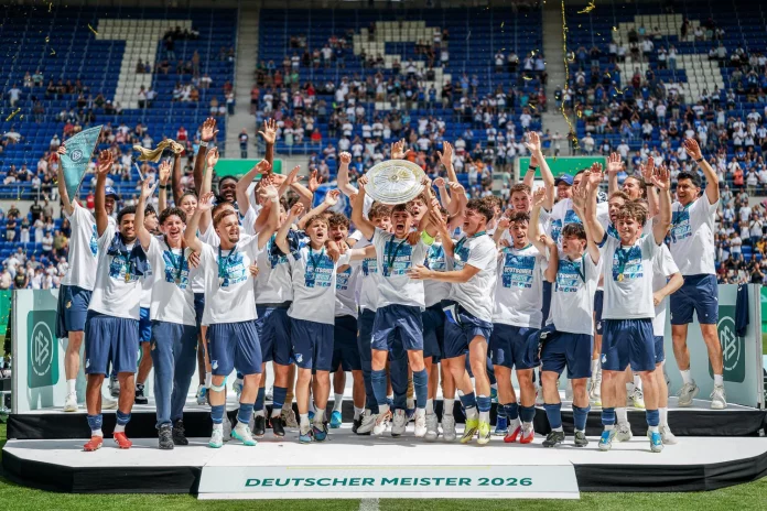 Nevio Ostheimer wird Deutscher Meister mit der TSG Hoffenheim U19