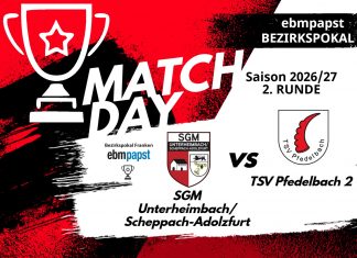 2. Mannschaft – Vorbericht 2. Runde ebm-papst-Bezirkspokal Franken: SGM Unterheimbach/Scheppach-Adolzfurt – TSV Pfedelbach 2