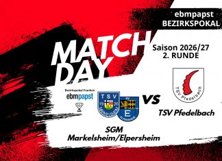 1. Mannschaft – Vorbericht 2. Runde ebm-papst-Bezirkspokal Franken: SGM Markelsheim/Elpersheim – TSV Pfedelbach