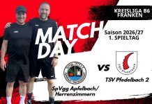 2. Mannschaft – Kreisliga B6 Franken Vorbericht 1. Spieltag: SpVgg Apfelbach/Herrenzimmern – TSV Pfedelbach 2