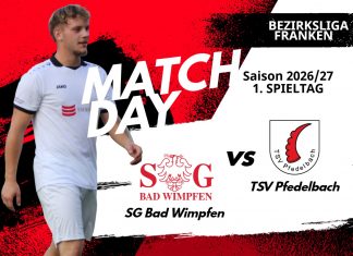 1. Mannschaft – Bezirksliga Franken Vorbericht 1. Spieltag: SG Bad Wimpfen – TSV Pfedelbach