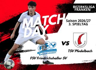1. Mannschaft – Bezirksliga Franken Vorbericht 3. Spieltag: FSV Friedrichshaller SV – TSV Pfedelbach