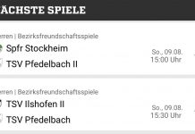 weitere Testspiele der 1. und 2. Mannschaft am Sonntag, 09.08.2026