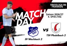 2. Mannschaft – Kreisliga B6 Franken Vorbericht 4. Spieltag: SV Wachbach 2 – TSV Pfedelbach 2