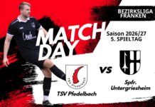 1. Mannschaft – Bezirksliga Vorbericht 5. Spieltag: TSV Pfedelbach – Spfr. Untergriesheim