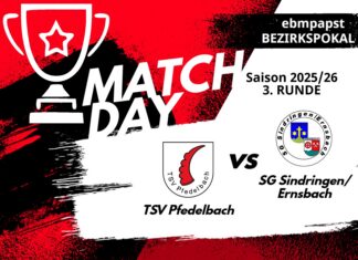 1. Mannschaft – Vorbericht 3. Runde ebm-papst-Bezirkspokal Franken: TSV Pfedelbach – SG Sindringen/Ernsbach