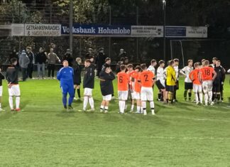 2. Mannschaft – ebmpapst Bezirkspokal Franken 3. Runde: TSV Pfedelbach 2 – SC Amrichshausen 5:6 n.E. (1:1)